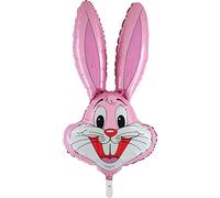 Toyland® 94 cm (37") Globo con forma de conejo disponible en 6 colores - Globos de Pascua (ROSA BEBÉ)