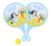 Toyland® Bluey Set de Pala y Pelota de 37 cm (15”) - Incluye 2 Palas y 1 Pelota Blanda - Juguetes y Juegos para Exteriores - Accesorios de Viaje Divertidos