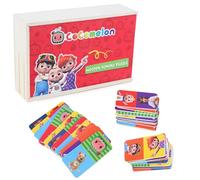 Toyland® Cocomelon - Juego de Rompecabezas de dominó de Madera - Juguetes Tradicionales para niños pequeños - Edad 3+