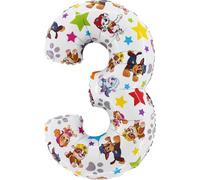 Toyland® Globo de lámina con número de la Patrulla Canina de 26 pulgadas - Globos de fiesta para niños - Número 1-6 disponible (NÚMERO 3)