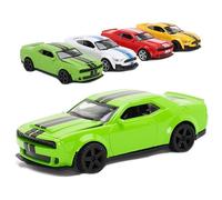 Toyland® - Muscle Car Verde de 12 cm (2"), de fundición a presión, con capó abatible - Réplica de Coche de Juguete/maqueta - Vehículos de Juego