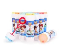 Toyland® Pack de 12 Botes de Burbujas Toy Story con varitas, solución de 60 ml y Tapa Laberinto novedosa - Juguete para Bolsas de Fiesta y pequeños Regalos