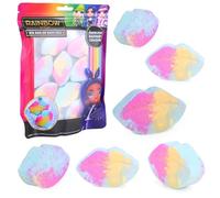 Toyland® Rainbow High Bath Bombs - 10 bombas de baño con forma de labios - ¡Remolinos de colores del arco iris!