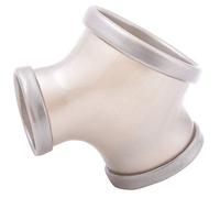 TOYLIE funda de pene de látex GIL Plateado - Penis Sleeve con anillo de pene de 2,8 cm y anillo de testículos de 3,5 cm, Ballstretcher, juguetes sexuales para principiantes y profesionales