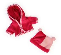 ToyMarket- Ropa para muñecas, Chaqueta y Gorro, sólido, Color Rosa, 30 cm (Bayer Design 83060AA)