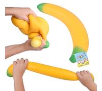 Toymendous Laffy Snacks, Squishy Banana Stress Ball Toy