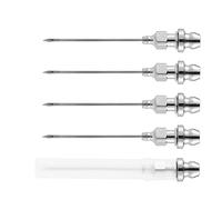 TOYMIS 5 Agujas de Inyector de Grasa, Boquilla de Aguja para Grasa de Rodamiento Pequeño, Aguja de Grasa Portátil y Desmontable para Rótulas Aguja, Boquilla de Aire Herramienta de Inyección de Grasa