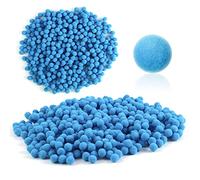 TOYMIS 500 Piezas 1cm Mini Pompones Pompones para Manualidades Pompones Manualidades Bolas Peludas Pompones Artes y Manualidades Multicolores para Manualidades Creativas (Azul)