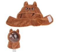 TOYMIS Funda para Lightstick de Stray Kids, Personaje de Dibujos Animados Soporte para Lightstick Tela Felpa Suave Soporte Exhibición Compatible con Stray Kids Light Stick Ver1.0/2.0 (Oso Pardo)