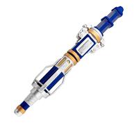 Toynk Doctor Who Destornillador Sónico Electrónico del 12º Doctor Prop | Cuenta con Efectos de Luz y Sonido | Coleccionable con Licencia Oficial