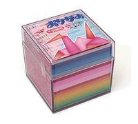 Toyo Origami, for Thousand Paper Cranes, with plastic case, 7.5cm square, 20 colors, 1000 sheets, 002004".