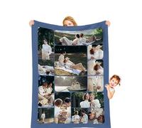 toyofmine Manta Personalizada, Manta Personalizada con Foto y Texto,Regalos para Bebes, Niños, Mujeres, Hombres