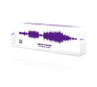 toyofmine Personalized Soundwave Art, Custom Sound Wave Print, Colorful 3D Look Soundwave Gift, Gift for Him & Her, Acrylic Song Sound Wave Block Size (8 X 2.50 Inches)