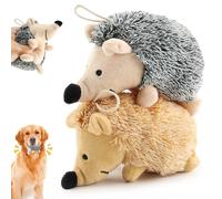 Toyos de masticación para Perros de 2pcs, Juguete de Perro Indestructible de Pecho de Relleno Lindo, Juguetes interactivos de Peluche Resistentes a la mordedura para mantenerlos ocupados