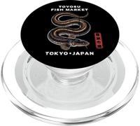 Toyosu Fish Market Tokio Japón Unagi Anguila Kanji Souvenir PopSockets PopGrip para MagSafe