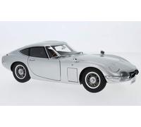 Toyota 2000GT, plata, 1965, modelo de coche, modelo listo, AUTOart 1:18