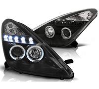 TOYOTA - Faros delanteros CELICA T230 99-05 Angel Eyes Negro