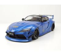 Toyota GR Supra LWB 2025 Azul Metálico Modelo 1:18 Solido Tuning