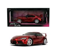 Toyota GR Supra w/Display Base, Candy Red - Caramelos 36468-1/18 Escala Diecast Modelo Coche