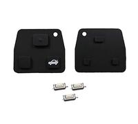 Toyota Lexus botón quemador 3 botones Carcasa Goma para llave de mando a distancia Botón quemador + 3 x mikrotaster Llave de Coche pulsador nuevo