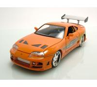 Toyota Supra 1995 Naranja Brian Rápido y Furioso Coche a Escala 1:24 Jada Toys