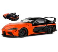 Toyota Supra Gr 2023 Naranja/Negro 1:18 Modelo 1809005 SOLIDO