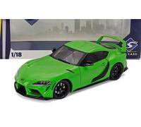 TOYOTA - SUPRA GR WASABI CUSTOM 2023 verde 1/18 de SOLIDO S1809004