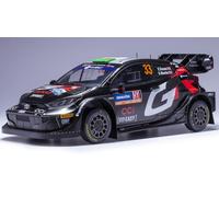 Toyota Yaris WRC #33 Rally Suecia 2024 Evans / Martin 1:18 Modelo IXO MODEL