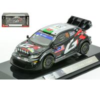 BBurago Coche Toyota Yaris GR Rally1 Gazoo Racing Nº33 Rally 2024 Versión noche Negro
