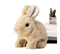 Toys Electronic Bunny De Niños: Animal De Peluche Realista, Juguete De Felpa Interactiva | Saltando Conejito Con Nariz Contra Y Ola Que Se Mueve, Un Juguete De Para Niños, Ideal Para El Juego Y