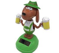 Toys For Kids - Cute Dog Car Decoration | Solar Powered Dashboard Doll with Swinging Head For Car Ornament, ABS Material with Fun Motion For Kids, Cars Interior Decoration