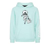 Toys & Gamers | FORTNITE | WILD CARD | Aqua | Manga larga | Unisex Niños | Capucha con cordón | Sudadera de algodón para juegos tallas 10-16 años, agua, 13-14 Years