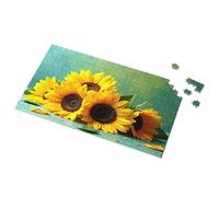 Toys & Games - Rompecabezas de girasoles radiantes en enfoque suave para niños, rompecabezas de 300 piezas (300 piezas)