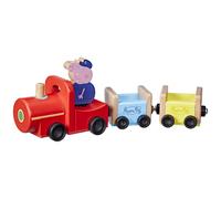 Toys Peppa Pig Toys Train per giocattoli in legno realizzato in legno di legno di provenienza responsabile per ragazze e ragazzi di 2 anni e Up (Amaz