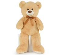 Toys Studio Big Teddy Bear 36 inch Cute Giant Stuffed Animals Life Size Plush Bear for Girlfriend Kids Tan