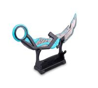TOYS TOP WONDERS Figura 3D Replica KARAMBIT RGX 11z Pro Valorant 17cm Azul Metal Soporte Expositor Decoracion Setup Gaming Merchandising Coleccionable