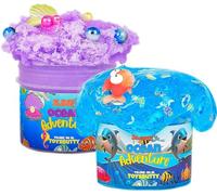 ToysButty 2 slime Kit de Cristal y Nube de Slime para Niñas y Niños, Tema Océano, Slime Prefabricado, 8 Accesorios para Slime, 2 Grandes Colgantes para Slime Juego de Estuco Kit de Slime Juguete