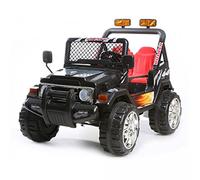 TOYSCAR electronic way to drive Coche eléctrico todoterreno Safari 12 V para niños 2 plazas con mando a distancia negro