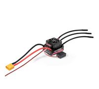 TOYTENSI 50A impermeable ESC, 2-3S LiPo controlador de velocidad sin sensor para coche RC 1/10, camión, buggy, Truggy, conectores XT60 presoldados y bala de 4.0 mm, MCU de 32 bits - Serie T10