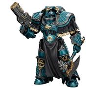 Toyverse JOYTOY 1/18 - Figura de acción de Warhammer The Horus Heresy, Alpha Legion Lernaean Terminator with Volkite Charger, Articulations Mobiles Modelo de Personaje