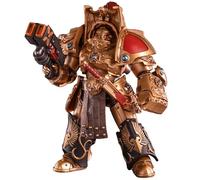 TOYVERSE JOYTOY 1/18 - Figura de acción de Warhammer The Horus Heresy, Legio Custodes Aquilon Terminator Squad Aquilon with Twin-Linked Adrathic Destructor, Articulaciones Móviles Modelo de Personaje