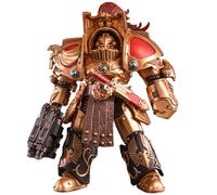 TOYVERSE JOYTOY 1/18 - Figura de acción de Warhammer The Horus Heresy, Legio Custodes Aquilon Terminator Squad Aquilon with Lastrum Storm Bolter, Articulations Mobiles Modelo de Personaje