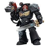 TOYVERSE JOYTOY 1/18 Figura de acción Warhammer 40,000, Black Templars Terminator 1 with Power Sword and Storm Bolter, articulación móvil, modelo de personaje, 14,3 cm, 15 años y mayores
