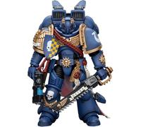 TOYVERSE JOYTOY 1/18 - Figura de acción Warhammer 40,000, Capitán de Ultramarines con Mochila Propulsora, Articulaciones Móviles Modelo de Personaje, 15 Años y Más