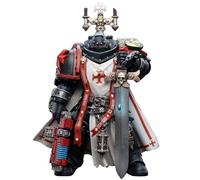 TOYVERSE JOYTOY 1/18 Figura de acción Warhammer 40,000, Hermanos de la Espada Templarios Negros Hermano Lombast, Articulable Modelo de Personaje, 15 Años y Más