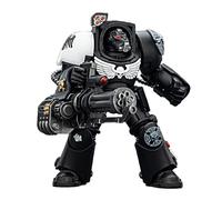 TOYVERSE JOYTOY 1/18 Figura de acción Warhammer 40,000, Raven Guard Terminator 3 with Power Fist and Assault Cannon, Articulaciones móviles, modelo de personaje, 14,3 cm, 15 años y mayores