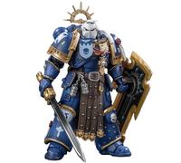 TOYVERSE JOYTOY 1/18 Figura de acción Warhammer 40.000, Torvald Ultramarine with Power Sword, Stormshield and Bolt Pistol, Articulaciones Móviles, Modelo de Personaje Más de 15 años