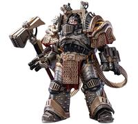 TOYVERSE JOYTOY 1/18 - Figura de acción Warhammer The Horus Heresy, Iron Warriors Perturabo Primarch of The lVth Legion, Articulaciones Móviles Modelo de Personaje