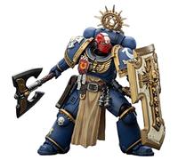 TOYVERSE JOYTOY 1/18 Warhammer 40.000 - Figura de acción de Metauro Ultramarino con Power Axe, Stormshield y Pistola de Plasma, articulación móvil, Modelo de Personaje de 15 años y Mayores