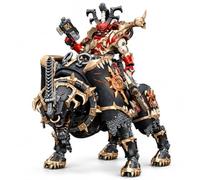 TOYVERSE JOYTOY 1/18 Warhammer 40.000 World Eaters Lord Invocatus | Figura de acción con Khorne-Juggernaut, hacha de guerra, pistola Bolt y accesorios, articulada y detallada para